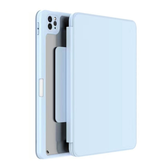 For iPad 10.2 2021 / 2020 / 2019 Mutural Jianshang Series Tablet Leather Smart Case(Sky Blue) - free shipping - PMC Jewellery - Order now!