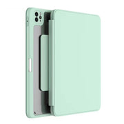 Mutural Jianshang Series Tablet Leather Smart Case For iPad Air 2022 / 2020 10.9 / Pro 11(Mint Green)
