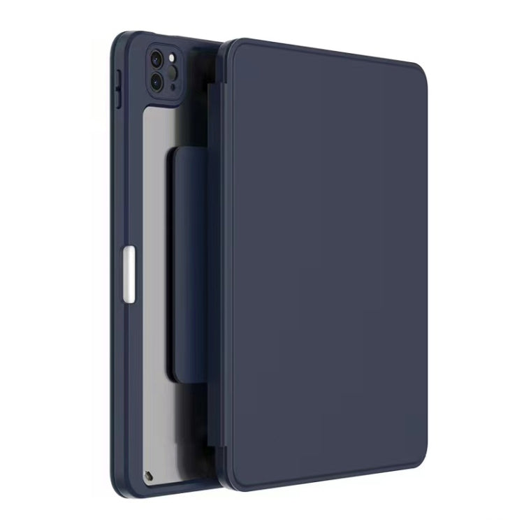 For iPad Pro 12.9 2022 / 2021 / 2020 / 2018 Mutural Jianshang Series Tablet Leather Smart Case(Dark Blue) - free shipping - PMC Jewellery - Order now!