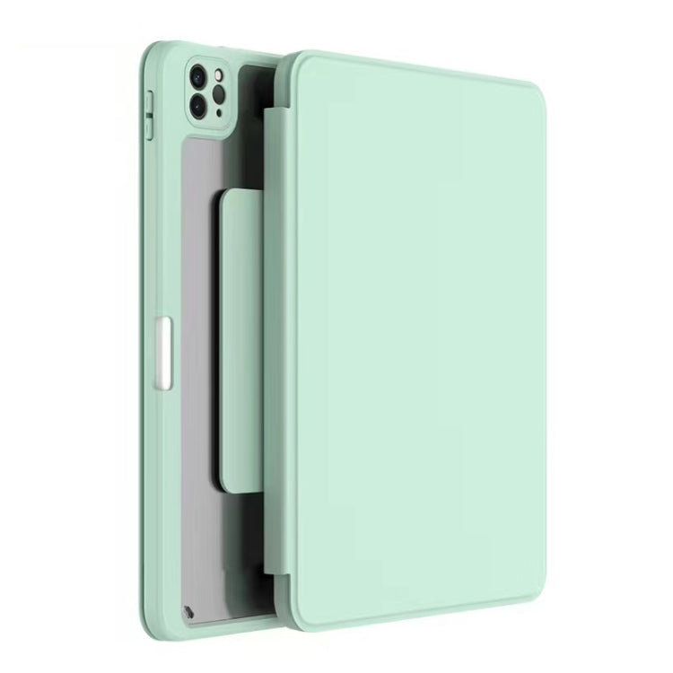 For iPad Pro 12.9 2022 / 2021 / 2020 / 2018 Mutural Jianshang Series Tablet Leather Smart Case(Mint Green) - free shipping - PMC Jewellery - Order now!