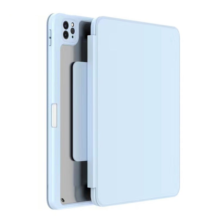 For iPad Pro 12.9 2022 / 2021 / 2020 / 2018 Mutural Jianshang Series Tablet Leather Smart Case(Sky Blue) - free shipping - PMC Jewellery - Order now!