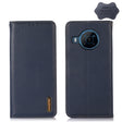 For Nokia X100 KHAZNEH Nappa Top Layer Cowhide Leather Phone Case(Blue) - Nokia Cases by PMC TechLife | Online Shopping South Africa | PMC TechLife | Buy Now Pay Later Mobicred