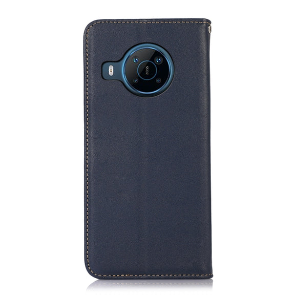 For Nokia X100 KHAZNEH Nappa Top Layer Cowhide Leather Phone Case(Blue)
