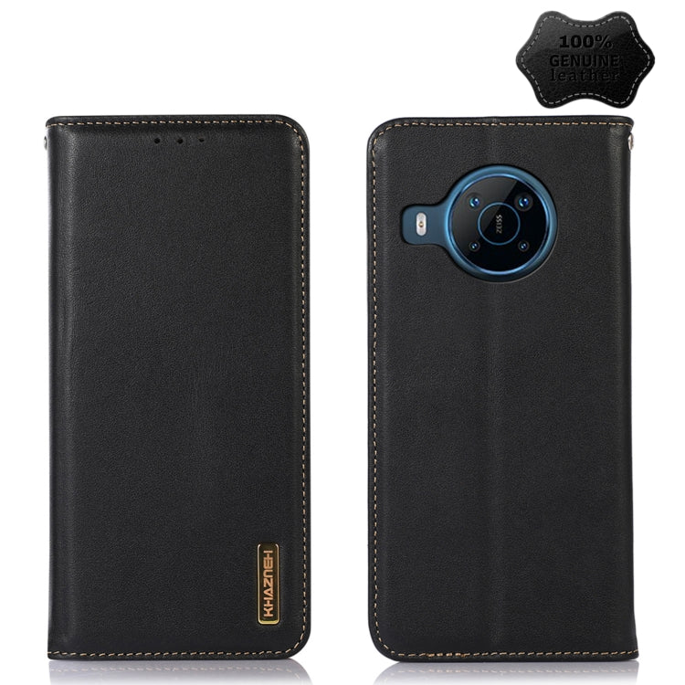 For Nokia X100 KHAZNEH Nappa Top Layer Cowhide Leather Phone Case(Black) - Nokia Cases by PMC TechLife | Online Shopping South Africa | PMC TechLife | Buy Now Pay Later Mobicred