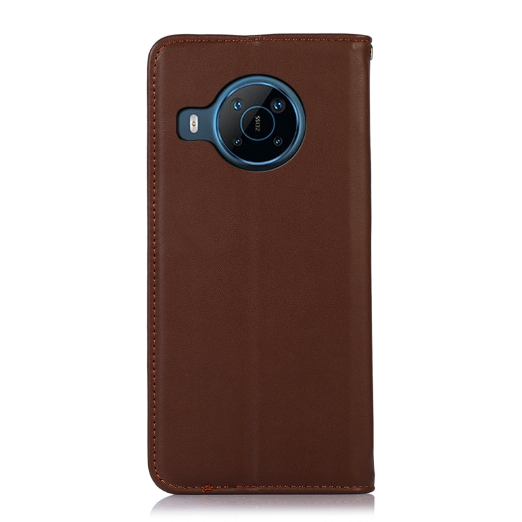 For Nokia X100 KHAZNEH Nappa Top Layer Cowhide Leather Phone Case(Brown) - Nokia Cases by PMC TechLife | Online Shopping South Africa | PMC TechLife | Buy Now Pay Later Mobicred