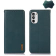 For Motorola Moto G52 4G KHAZNEH Nappa Top Layer Cowhide Leather Phone Case(Green) - free shipping - PMC TechLife - Order now!