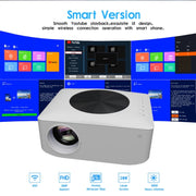 Y2 1280x720P 80ANSI Mini LCD LED Smart Projector, Plug Tpye:AU Plug