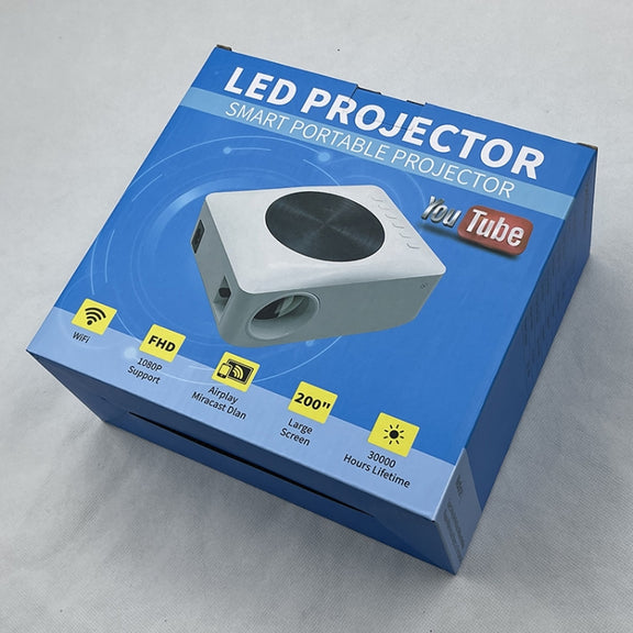 Y2 1280x720P 80ANSI Mini LCD LED Smart Projector, Plug Tpye:AU Plug