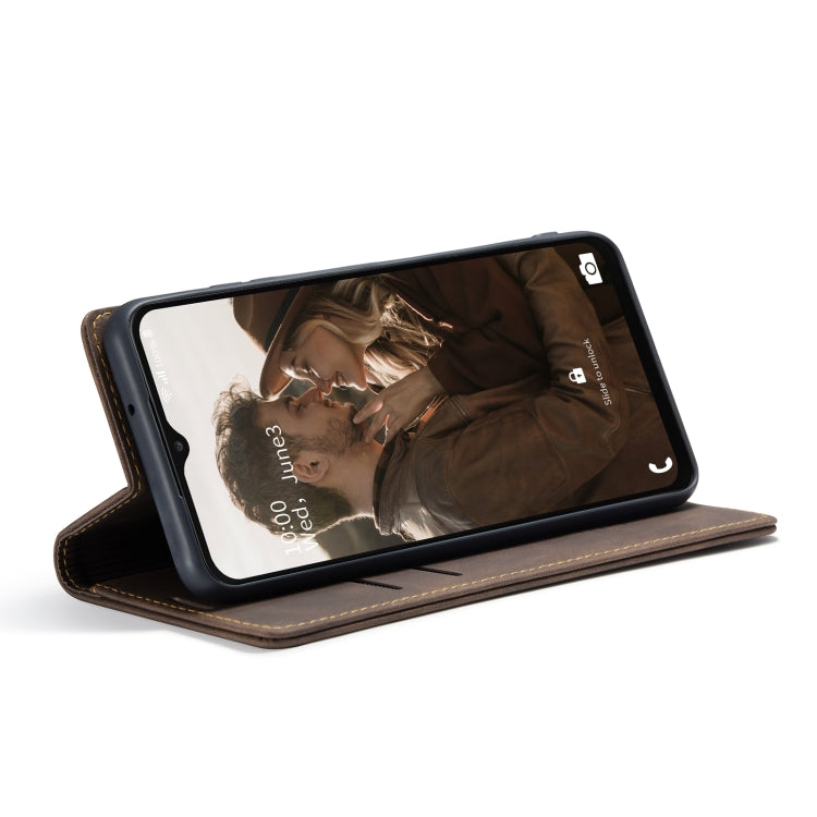 For Samsung Galaxy A23 CaseMe 013 Multifunctional Horizontal Flip Leather Phone Case(Coffee) - free shipping - PMC Jewellery - Order now!
