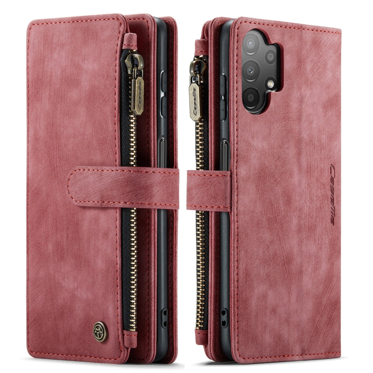 For Samsung Galaxy A13 4G/A13 5G/A04S/A04/M13 5G CaseMe C30 Multifunctional Phone Leather Case(Red)