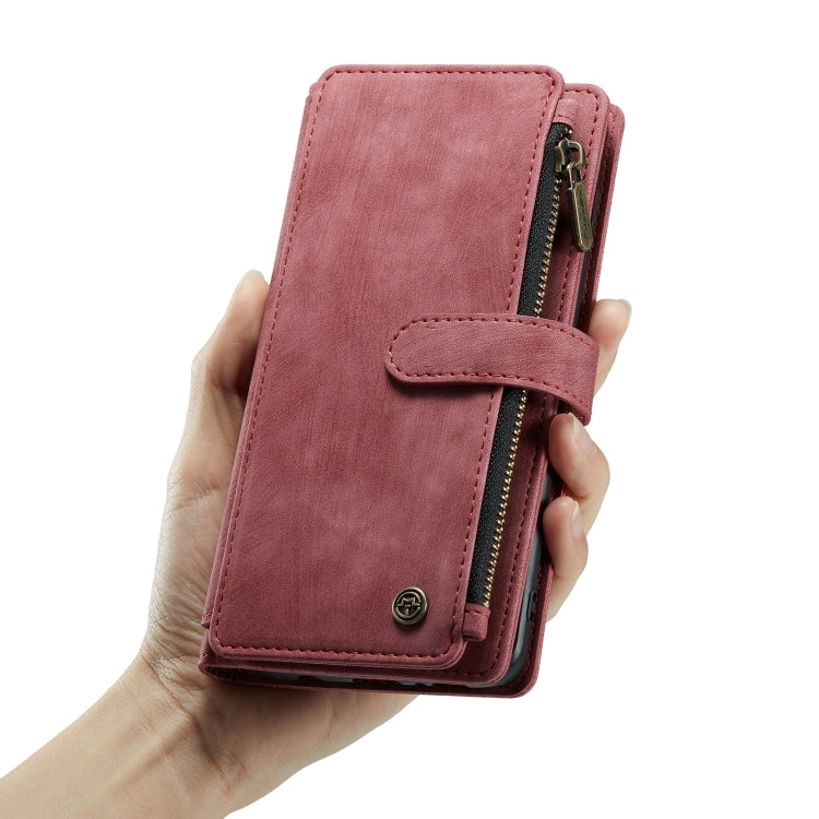 For Samsung Galaxy A13 4G/A13 5G/A04S/A04/M13 5G CaseMe C30 Multifunctional Phone Leather Case(Red)