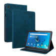 For Lenovo Tab M10 TB-X605L/X605F Butterfly Flower Embossed Leather Tablet Case(Blue) - Lenovo by PMC TechLife | Online Shopping South Africa | PMC TechLife | Buy Now Pay Later Mobicred