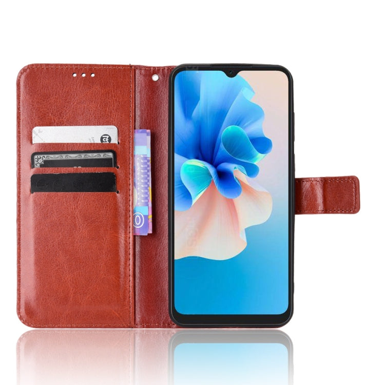 For Blackview A55 Pro Retro Crazy Horse Texture Leather Phone Case(Brown) - More Brand by PMC TechLife | Online Shopping South Africa | PMC TechLife | Buy Now Pay Later Mobicred
