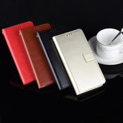 For Blackview A55 Pro Retro Crazy Horse Texture Leather Phone Case(Black)