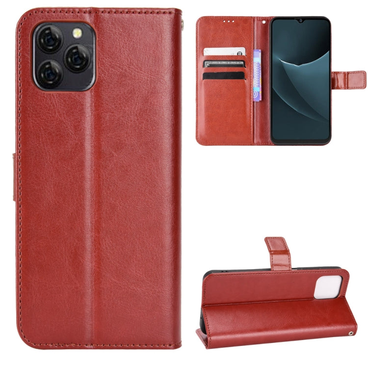 For Blackview A95 Retro Crazy Horse Texture Leather Phone Case(Brown) - More Brand by PMC TechLife | Online Shopping South Africa | PMC TechLife | Buy Now Pay Later Mobicred