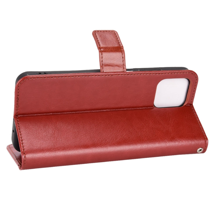 For Blackview A95 Retro Crazy Horse Texture Leather Phone Case(Brown) - More Brand by PMC TechLife | Online Shopping South Africa | PMC TechLife | Buy Now Pay Later Mobicred