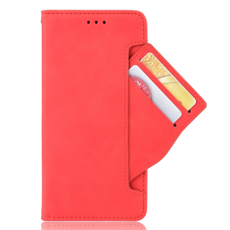 For Blackview A95 Skin Feel Calf Texture Card Slots Leather Phone Case(Red) - More Brand by PMC TechLife | Online Shopping South Africa | PMC TechLife | Buy Now Pay Later Mobicred
