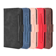 For Blackview A95 Skin Feel Calf Texture Card Slots Leather Phone Case(Pink)