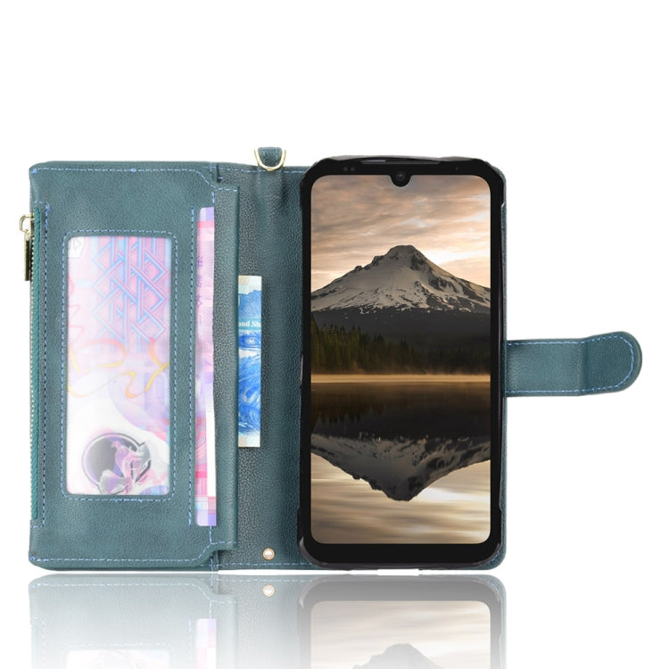 For Doogee S86 / S86 Pro Litchi Texture Zipper Leather Phone Case(Green) - free shipping - PMC TechLife - Order now!