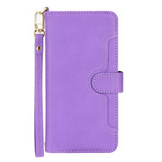 For Doogee S88 Pro / S88 Plus Litchi Texture Zipper Leather Phone Case(Purple)