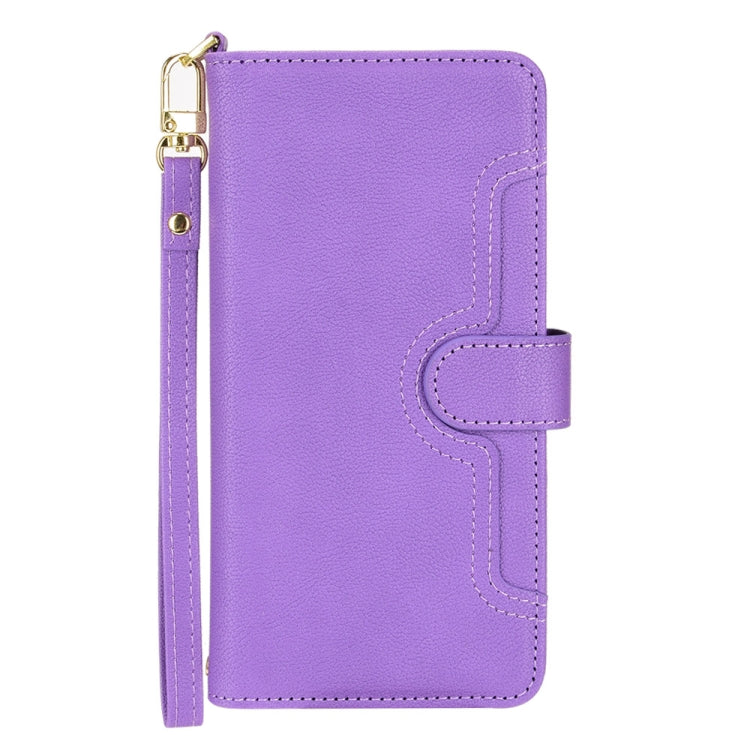For Doogee X96 Pro Litchi Texture Zipper Leather Phone Case(Purple) - Doogee Cases by PMC TechLife | Online Shopping South Africa | PMC TechLife | Buy Now Pay Later Mobicred