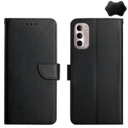 For Motorola Moto G Stylus 5G 2022 Genuine Leather Fingerprint-proof Horizontal Flip Phone Case(Black)