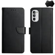 For Motorola Moto G52 Genuine Leather Fingerprint-proof Horizontal Flip Phone Case(Black) - Motorola Cases by PMC TechLife | Online Shopping South Africa | PMC TechLife | Buy Now Pay Later Mobicred