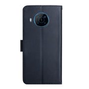 For Nokia X100 Genuine Leather Fingerprint-proof Horizontal Flip Phone Case(Blue)