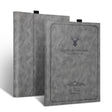 For MicroSoft Surface Pro 8 Deer Head Pattern Tablet Leather Case(Grey) - Others by PMC Jewellery | Online Shopping South Africa | PMC Jewellery | Buy Now Pay Later Mobicred