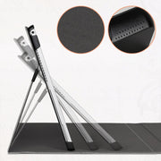 For MicroSoft Surface Pro 8 Deer Head Pattern Tablet Leather Case(Grey)