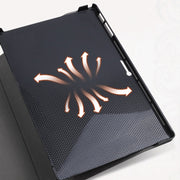 For MicroSoft Surface Pro 8 Deer Head Pattern Tablet Leather Case(Grey)