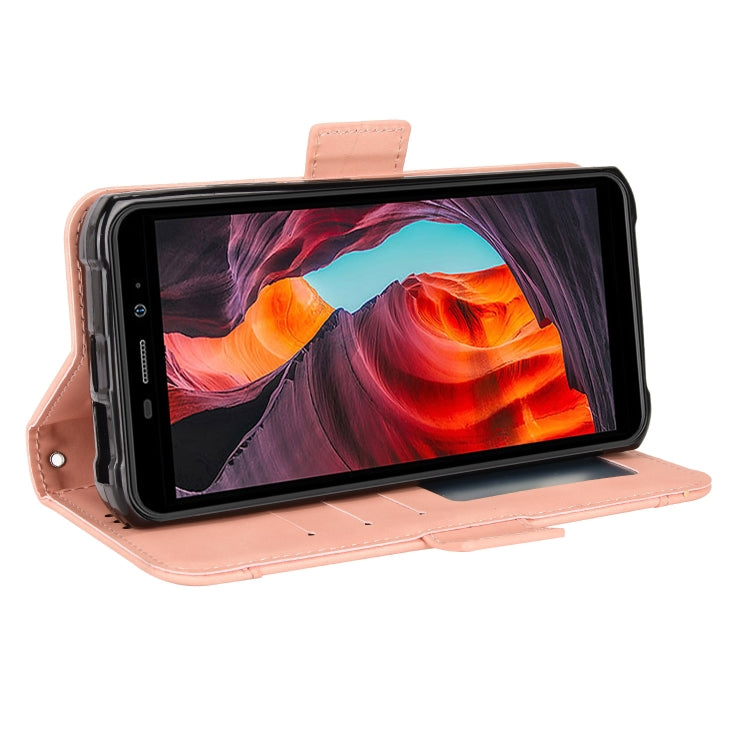 For Ulefone Armor X10 / X10 Pro Skin Feel Calf Texture Card Slots Leather Phone Case(Pink) - Ulefone Cases by PMC Jewellery | Online Shopping South Africa | PMC Jewellery | Buy Now Pay Later Mobicred