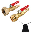 A6863 RV Female + Male 1/4 Drain Fitting Adapter with Storage Bag - Others by PMC TechLife | Online Shopping South Africa | PMC TechLife | Buy Now Pay Later Mobicred