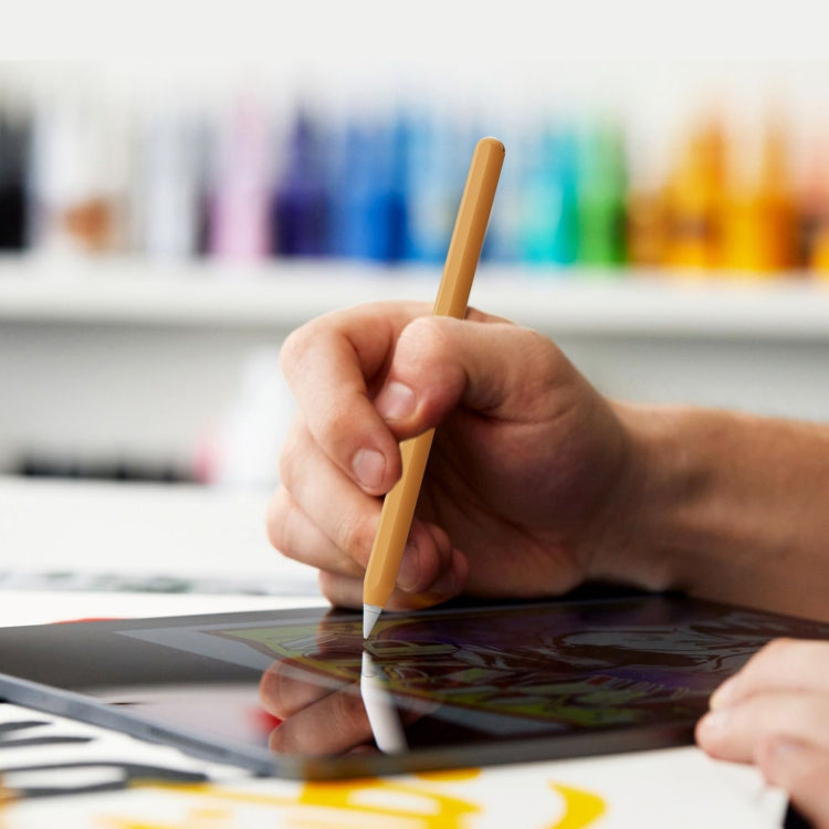 DUX DUCIS Stoyobe Ultra-thin Silicone Protective Case for Apple Pencil Pro / 2(Orange) - free shipping - PMC Jewellery - Order now!