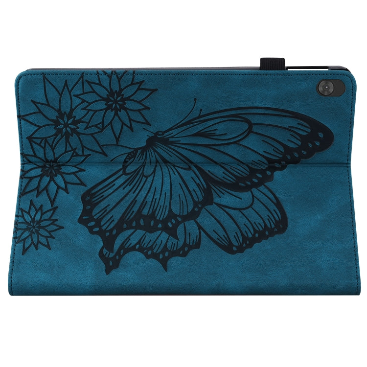 For Lenovo Tab M10 X505L Big Butterfly Embossed Leather Tablet Case(Blue) - free shipping - PMC TechLife - Order now!