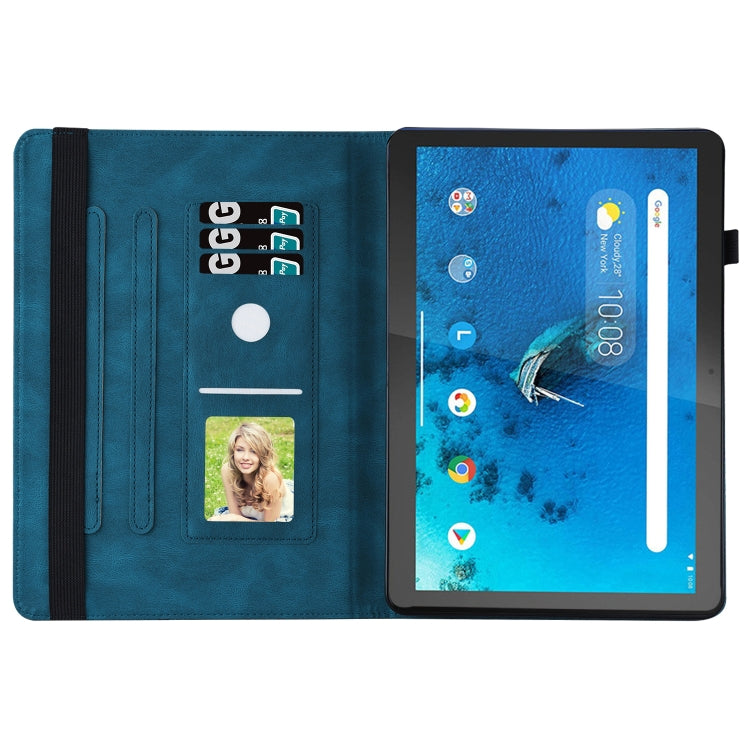 For Lenovo Tab M10 X505L Big Butterfly Embossed Leather Tablet Case(Blue) - free shipping - PMC TechLife - Order now!