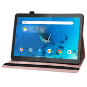 For Lenovo Tab M10 X505L Big Butterfly Embossed Leather Tablet Case(Rose Gold)