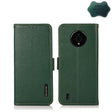 For Nokia C200 KHAZNEH Side-Magnetic Litchi Genuine Leather RFID Phone Case(Green) - Nokia Cases by PMC TechLife | Online Shopping South Africa | PMC TechLife | Buy Now Pay Later Mobicred