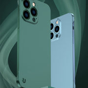 For iPhone 12 Pro Electroplating Frosted Frameless Phone Case(Purple)