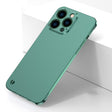 For iPhone 12 Pro Max Electroplating Frosted Frameless Phone Case(Green) - iPhone 12 Pro Max Cases by PMC TechLife | Online Shopping South Africa | PMC TechLife | Buy Now Pay Later Mobicred