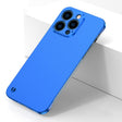 For iPhone 11 Pro Max Electroplating Frosted Frameless Phone Case (Blue) - iPhone 11 Pro Max Cases by PMC TechLife | Online Shopping South Africa | PMC TechLife | Buy Now Pay Later Mobicred