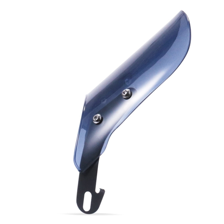 XRL-456120 Motorcycle 5-7 inch Headlight Retro Windshield(Grey Blue) - Others by PMC TechLife | Online Shopping South Africa | PMC TechLife | Buy Now Pay Later Mobicred