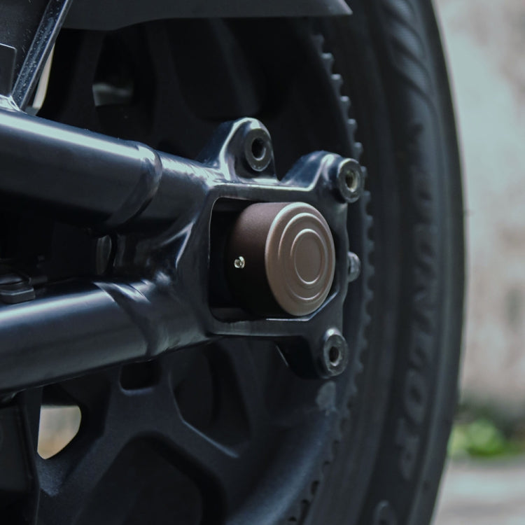 HP-A006 Motorcycle Modified Rear Axle Nut Covers Caps for Harley Sportster S(Brown) - Ornamental Parts by PMC TechLife | Online Shopping South Africa | PMC TechLife | Buy Now Pay Later Mobicred