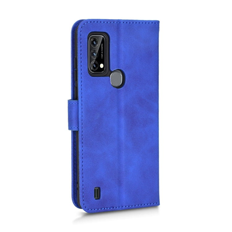 For Blackview A50 Skin Feel Magnetic Flip Leather Phone Case(Blue) - More Brand by PMC TechLife | Online Shopping South Africa | PMC TechLife | Buy Now Pay Later Mobicred