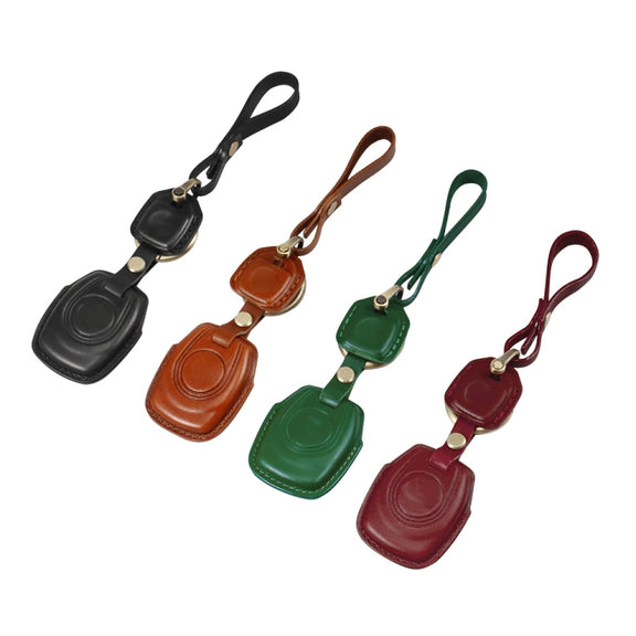 HP-A009 Motorcycle Cowhide Leather Induction Key Protective Cover for Harley Sportster S(Red)