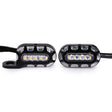 HP-Z058 Motorcycle Modified Rearview Mirror LED Turn Signal Light for Harley Sportsters XL 883 / 1200(Black White) - Turn Signal by PMC TechLife | Online Shopping South Africa | PMC TechLife | Buy Now Pay Later Mobicred