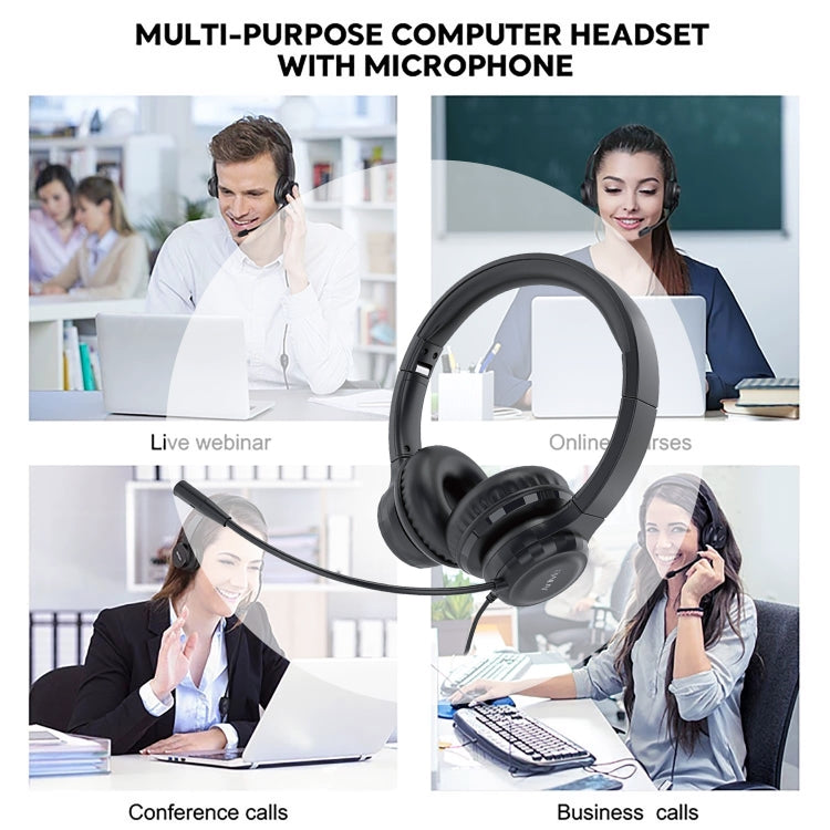 Anivia A7 3.5mm Traffic Wired Headset with Mic(Black) - free shipping - PMC Jewellery - Order now!