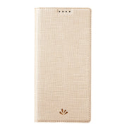 For Sharp Aquos Wish ViLi DMX Series Shockproof TPU + PU Leather Magnetic Attraction Horizontal Flip Case(Gold)