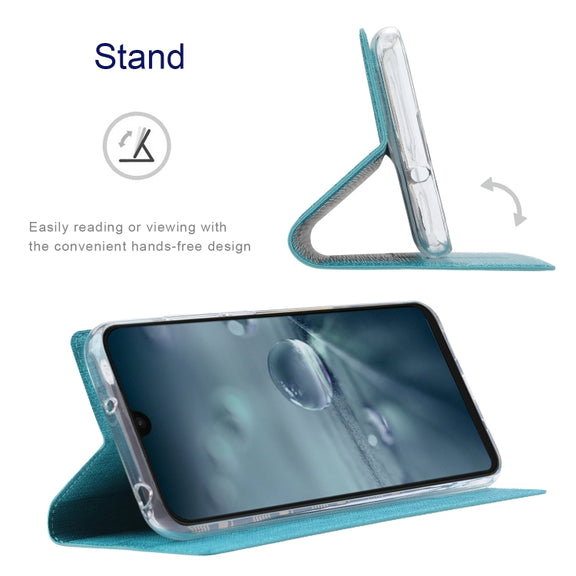 For Sharp Aquos Wish ViLi DMX Series Shockproof TPU + PU Leather Magnetic Attraction Horizontal Flip Case(Blue)