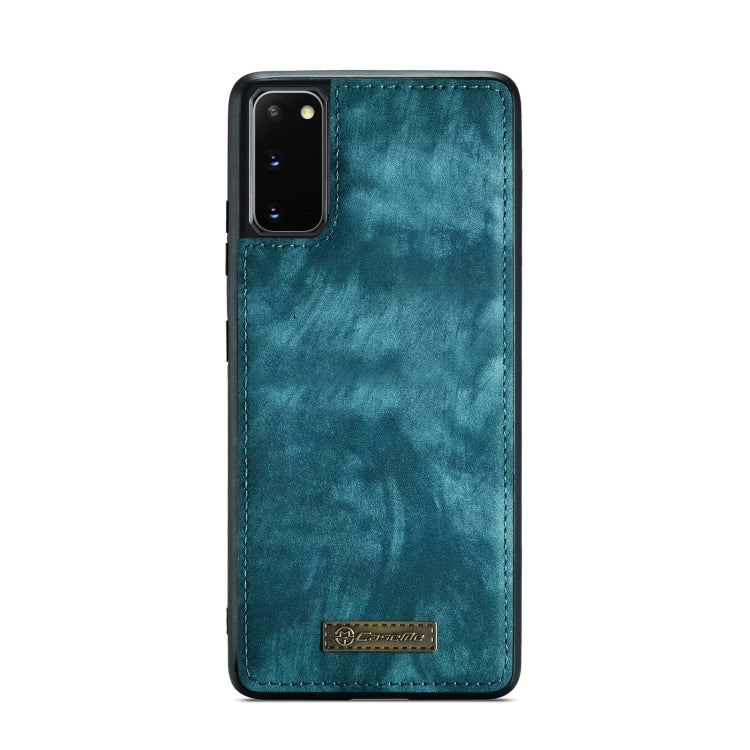 For Galaxy S20 CaseMe Detachable Multifunctional Horizontal Flip Leather Case, with Card Slot & Holder & Zipper Wallet & Photo Frame(Green)